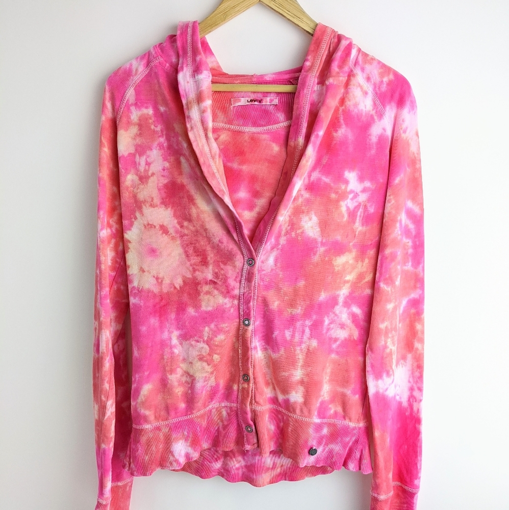 Levi's Custom Tie Dyed Cardigan